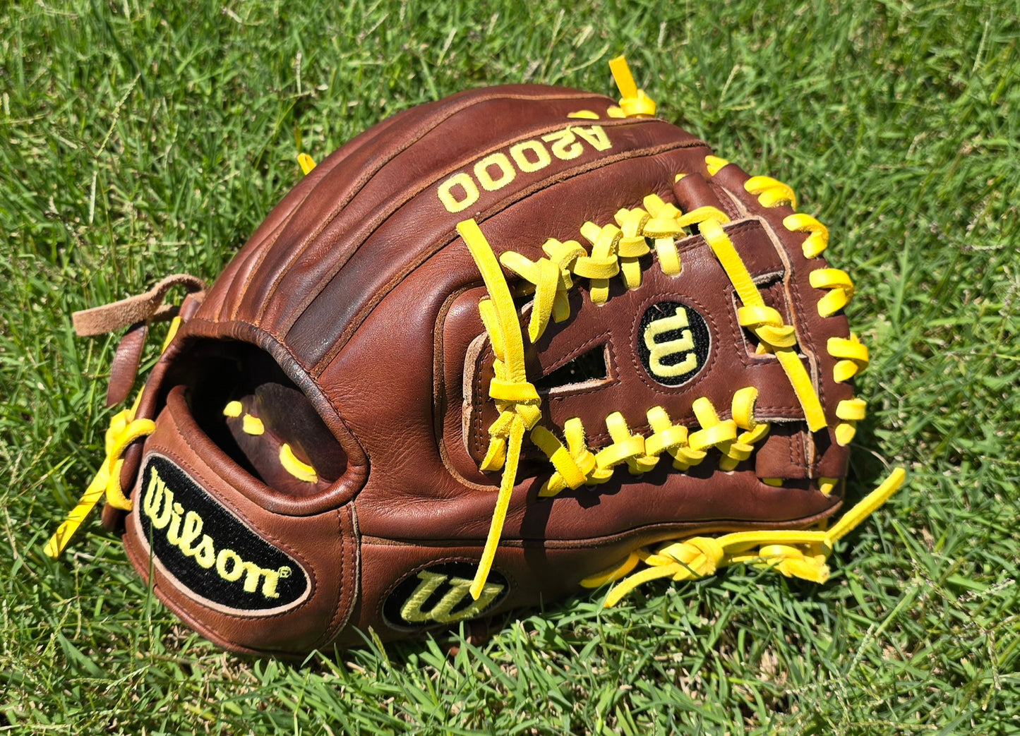Wilson A2000 11.25" infielders glove. Restored with new laces