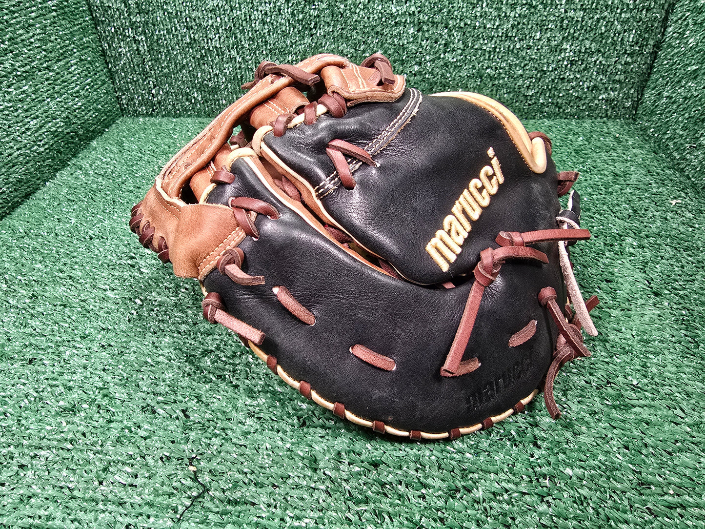 Marucci HTG Series 12.5" First Base Mitt - Cleaned, Conditioned, Re-laced