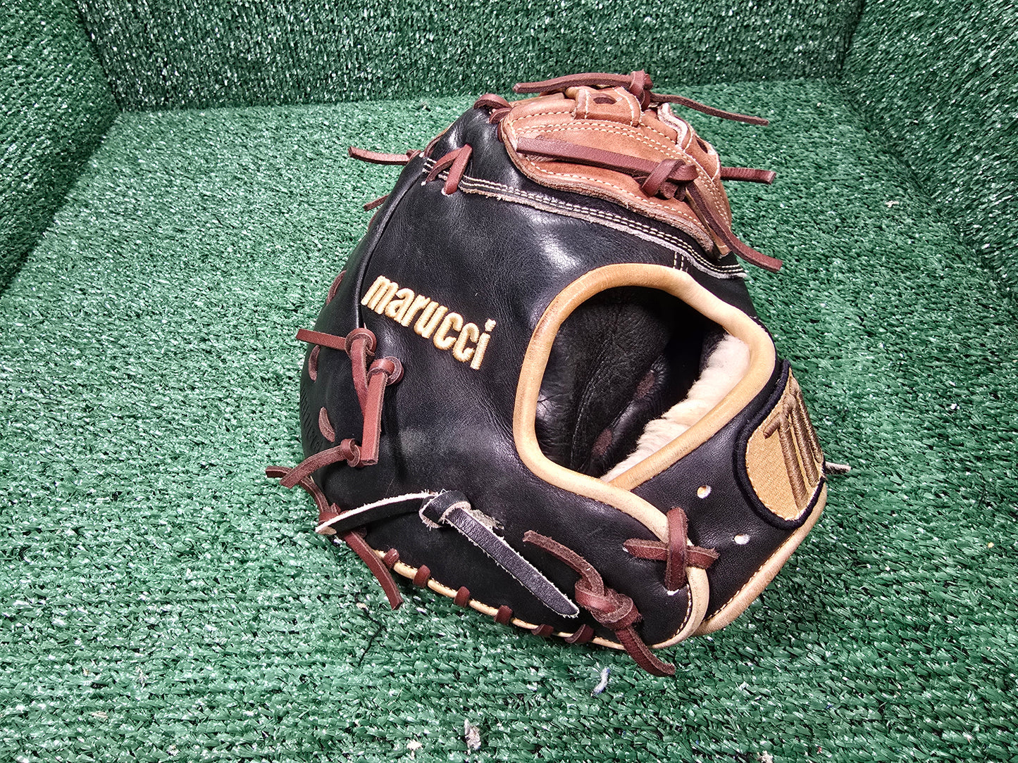 Marucci HTG Series 12.5" First Base Mitt - Cleaned, Conditioned, Re-laced
