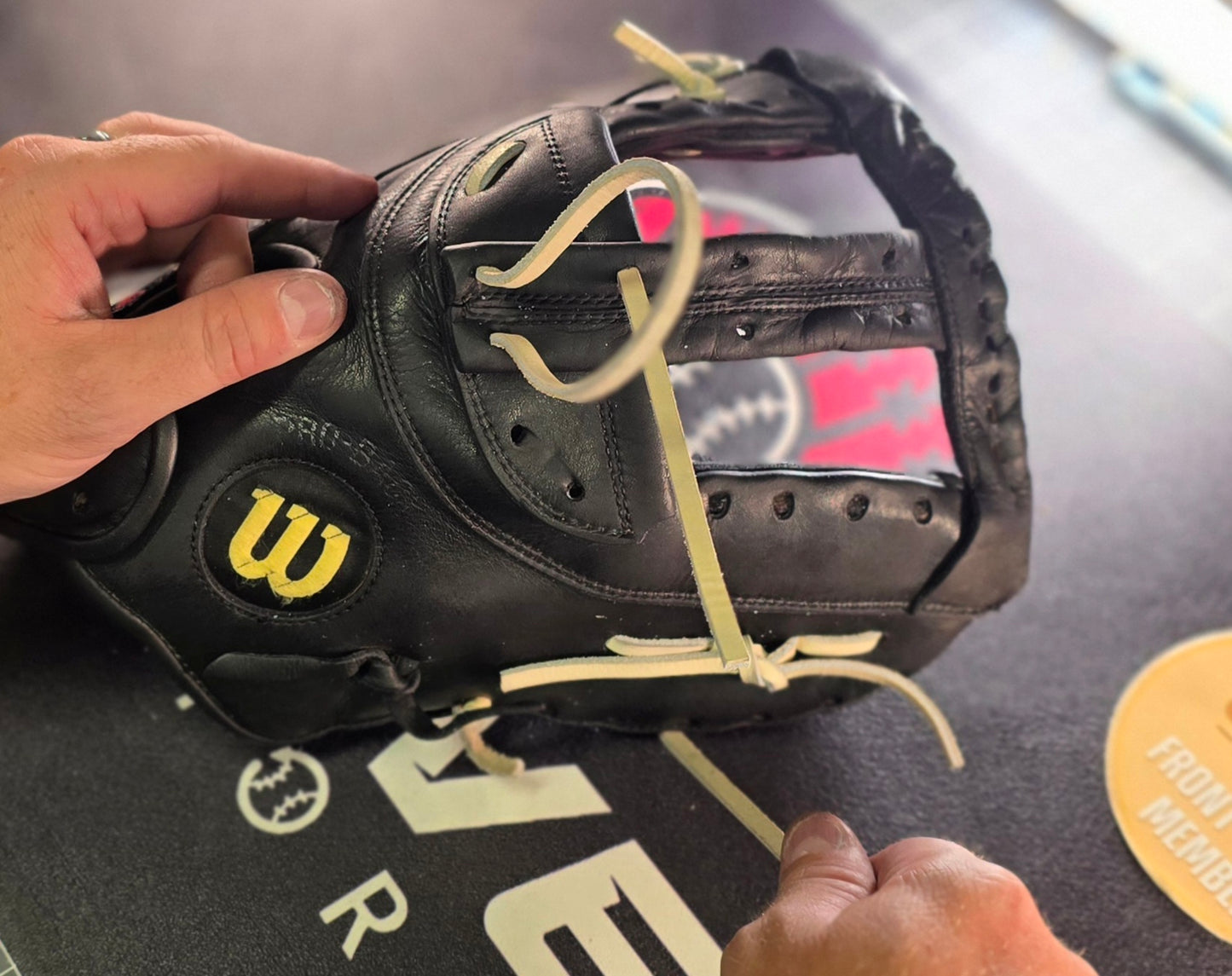 Baseball Glove Full Relacing