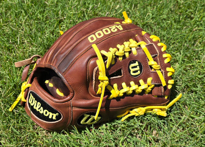 Wilson A2000 11.25" infielders glove. Restored with new laces