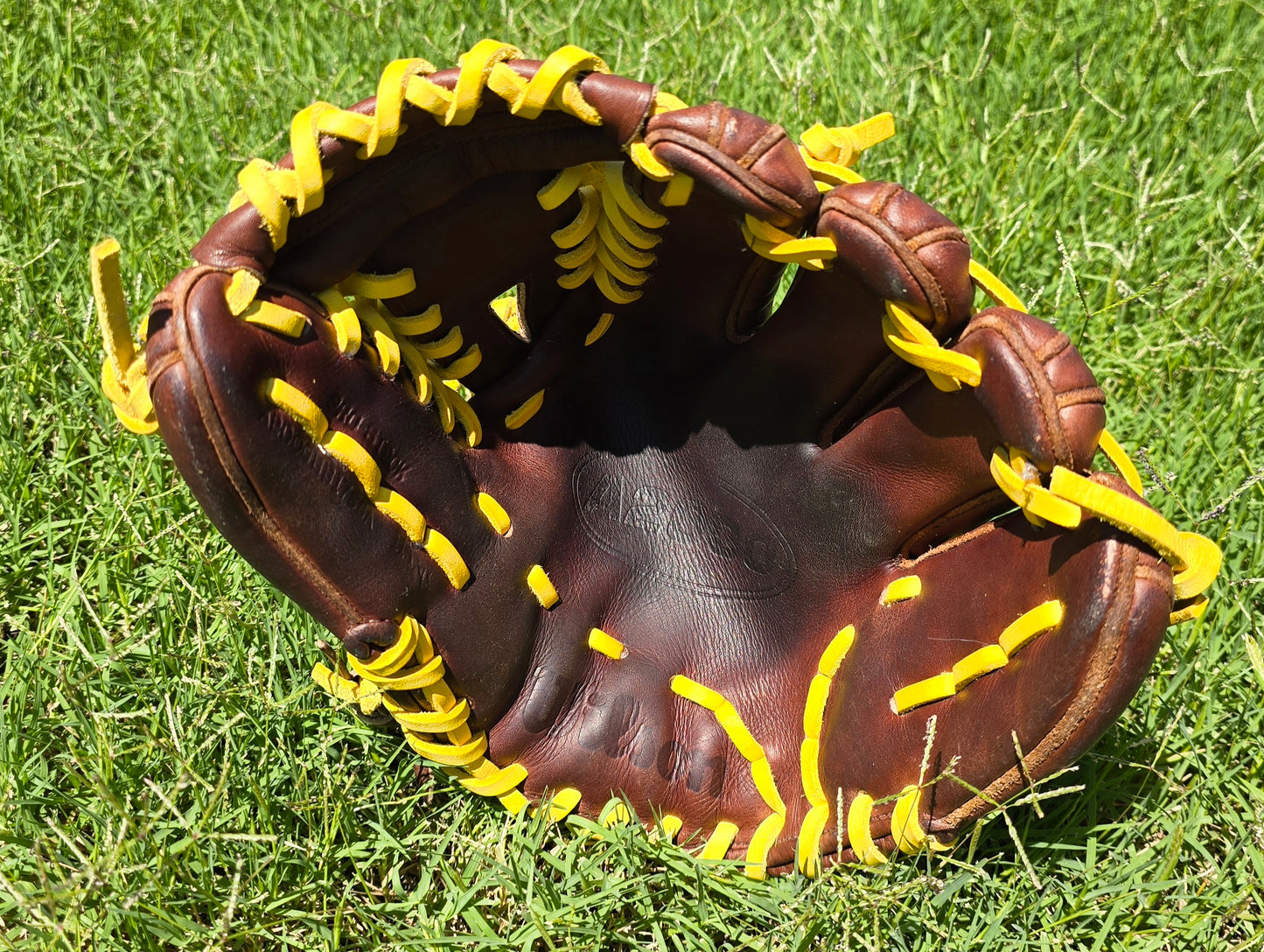 Wilson A2000 11.25" infielders glove. Restored with new laces